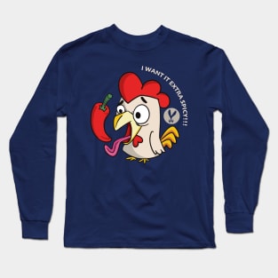 Spicy Chicken Long Sleeve T-Shirt
